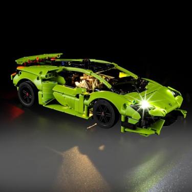 Imagem de Mililier LED Light Kit for Lego Huracán Tecnica 42161 Building Set, Compatible with Lego 42161 Building Blocks Model(Not Include Blocks Set)