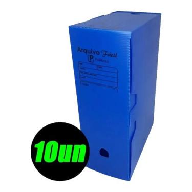 Imagem de Caixa Arquivo Morto Organizadora Polionda Plástico Qualidade - T10OFFI