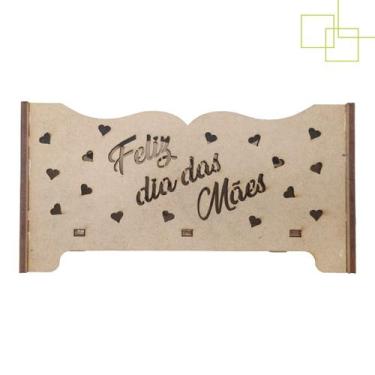 Imagem de Cestinho MDF Para Presente Dia das Mães Lembrancinhas Empresas Escolas