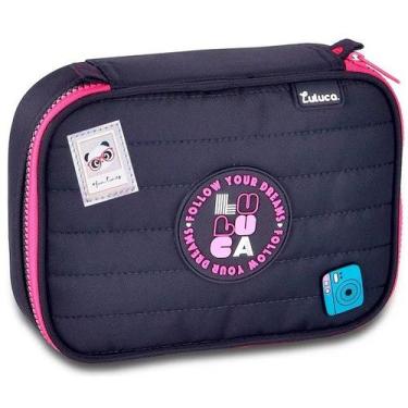 Imagem de Estojo BOX Luluca Escolar Porta Lapis Elastico Clio STYLE LU24640 Pret