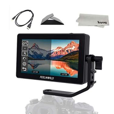 Imagem de FEELWORLD Bateria F6 Plus Insyoo Dual Use Snap-on 5,5" 4K HDMI personalizado 3D LUT Tipo-C alimentado por micro monitor e película de proteção de tela por Insyoo