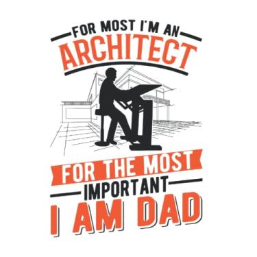Imagem de Notebook For Architect: Architect Dad Architecture / 6x9 Inches / 120 graph Sites