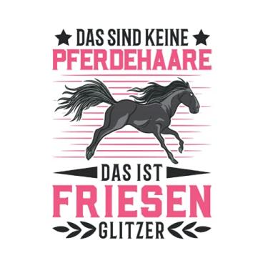 Imagem de Friesenpferd Notizbuch: Friesenpferd Reiterin Friese Pferd Pferdehaare / 6x9 Zoll / 120 linierte Seiten Seiten