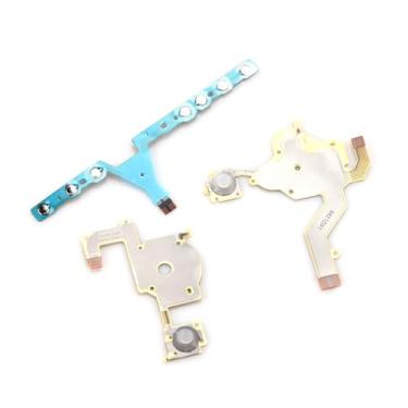 Imagem de DBEIXIWEI Substituição do cabo flexível de botão esquerdo direito para console de jogos Sony PSP 30000