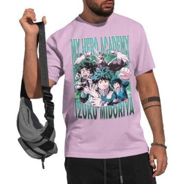 Imagem de Camiseta Unissex Anime My Hero Academia Izuku Midoriya  - Abstract Gee