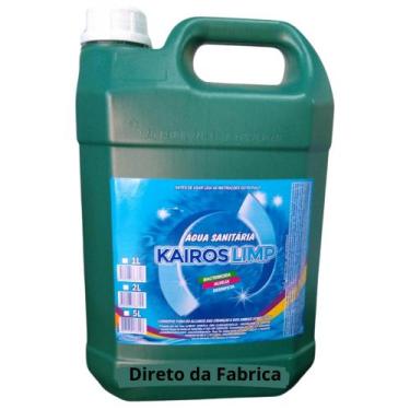 Imagem de Agua Sanitaria KAIROSLIMP 5 Litros - Alvejante, Desinfetante, Bacteric