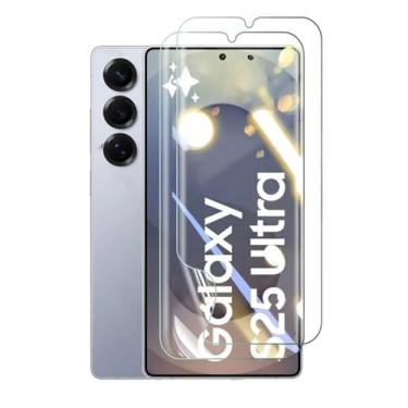Imagem de Foebxxs [2 peças de protetor de tela de hidrogel para Samsung Galaxy S25 Ultra, protetor de tela de TPU flexível HD atualizado [à prova de estilhaçamento] [sem bolhas] (não vidro temperado)