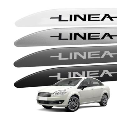 Imagem de Friso Lateral Porta para Linea 2009 a 2016 (FACÃO, PRETO VULCANO)