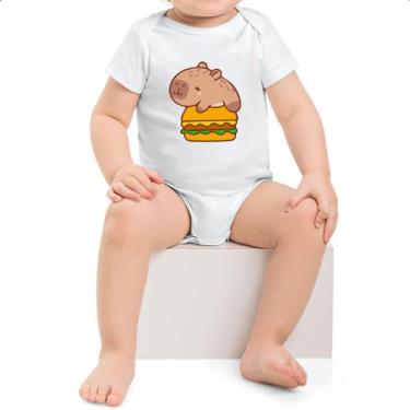 Imagem de Body intantil Capivara Hamburguer - Alearts, G