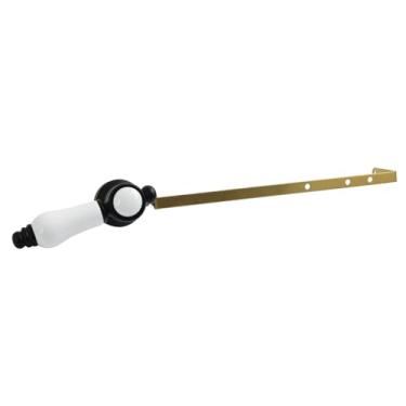 Imagem de Kingston Brass KTBPLD0 Bel-Air Alavanca de tanque de vaso sanitário universal para montagem frontal ou lateral, preto fosco