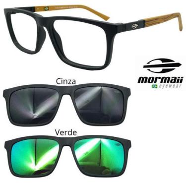 Imagem de Oculos Mormaii Swap 4 6112 Com 2 Clipons - Escolha As Cores, Cinza