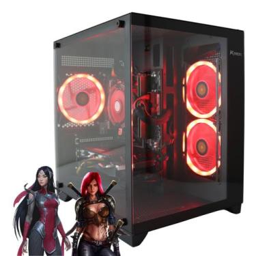 Imagem de Computador Gamer Poseidon Ryzen 5 5600 16GB SSD 512GB RX580 - MultiPC