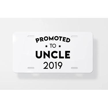 Imagem de Promoted to Uncle 2019 Capa para placa de carro - Capa para placa de carro - 15,24 x 30,48 cm