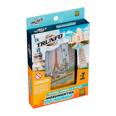 Imagem de Super trunfo monumentos do mundo grow