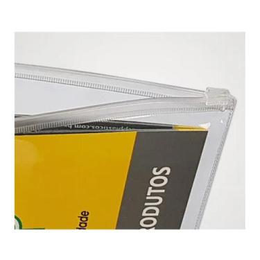 Imagem de Pasta Multiuso Com Ziper Plástico 235x330 Acp Kit Com 10