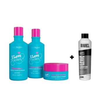 Imagem de Kit grankéra i love cachos (shampoo 500ml , condicionador 500ml e másc