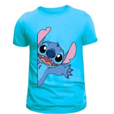 Imagem de Camisetas Masculina Feminina Personalizadas Personagens Lilo e Stitch 