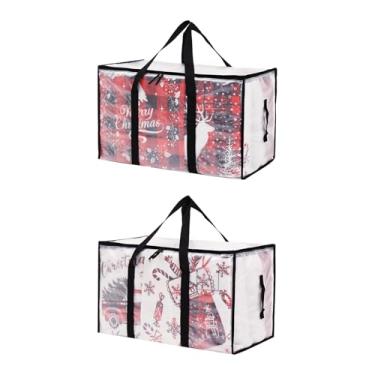 Imagem de Bolsas de transporte resistentes extra grandes, alternativas para caixas de mudança e suprimentos de mudança, caixas de armazenamento transparentes com tampas, bolsa de plástico para embalagem, bolsas
