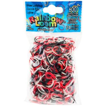 Imagem de RAINBOW LOOM Lady Bug Rubber Bands with 24 C-Clips (600 Count)_AB