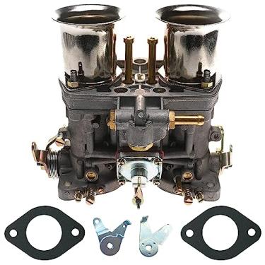 Imagem de Trucktok Substituição do carburador 18990035 44 IDF para Weber 44 mm Carb 2 Barrel 1968-1979 Transporter Beetle Car 18990030 (com buzina de ar)