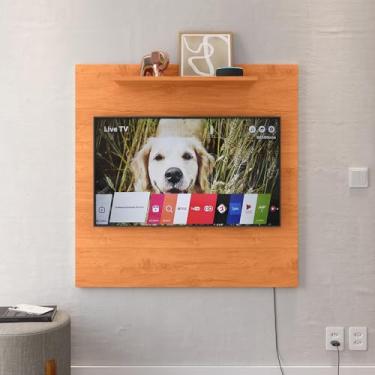 Imagem de Genérico, Painel para TV Smart 32 Polegadas com Prateleira Nicho Decorativo Star - Cinamomo