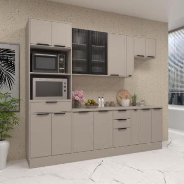 Imagem de Armário Cozinha Completa 7 Peças 270cm Stylo c/ Torre Quente - Casa La