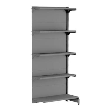 Imagem de Gondola Fit 40 Continuação Parede 170X90x30 C5 Preto - Amapa