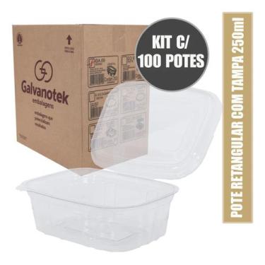 Imagem de Embalagem com 100 unid, Bolo Sobremesa Salgado Galvanotek Ga88 250ml