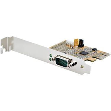 Imagem de StarTech.com Placa serial PCI Express, PCIe para RS232 (DB9), placa serial PC, 16C1050 UART, suportes padrão e de perfil baixo, retenção COM, Windows/Linux (11050-PC-SERIAL-CARD)