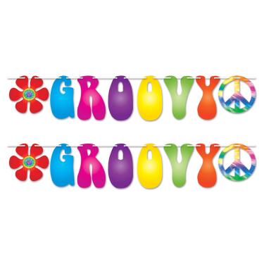 Imagem de Beistle Groovy Streamers 2 peças, 19 x 5 m, multicolorido