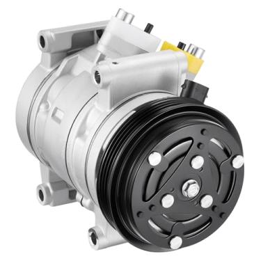 Imagem de SYKRSS 96073851 Compressor A/C de ar condicionado com embreagem compatível com Chevrolet Spark 1.2L 2011-2015, tipo de compressor CSP11