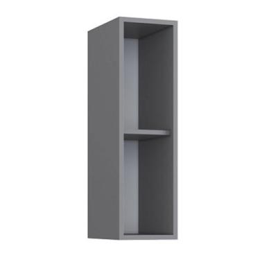 Imagem de Armário Aéreo Cozinha 20 Cm Greta 1 Prateleira Cinza - Irm Móveis, Cin