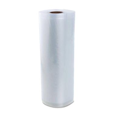 Imagem de Rolo Bobina Saco Embalagem Seladora A Vacuo Ranhuras 28 Cm X 5 Metros