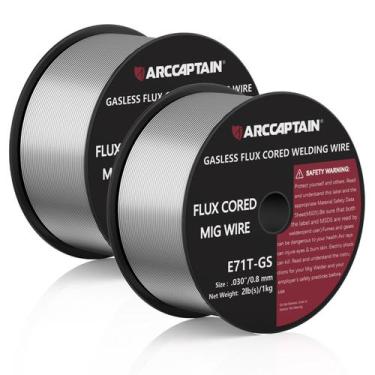 Imagem de Fio de soldagem de núcleo de fluxo ARCCAPTAIN E71T-GS 0,8 mm 2 kg x2