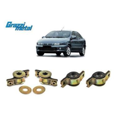 Imagem de 4 Buchas Bandeja Balança Dianteira Brava 2000 2001 2002 2003 - Grazzim
