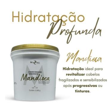 Imagem de Máscara Mandioca Hidratação Uso Profissional Mairibel - 3,5 Kg