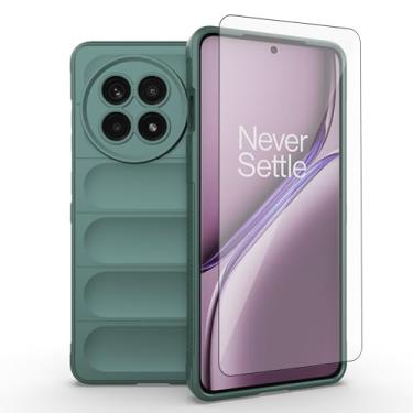 Imagem de Asuwish Capa de telefone para OnePlus 13R 5G/Ace 5/Ace 5 Pro 2025 com protetor de tela de vidro temperado e TPU fino à prova de choque capa de silicone protetora acessórios One+ 13 R R13 Ace5 feminino