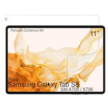 Imagem de Película Paperlike para Samsung Galaxy Tab S8 with S Pen SM-X706 SM-X700 NZAHZTO 11 polegadas Sensação de Papel Anti Relexo Anti Risco Anti Poeira em Cerâmica 9D resistente 9H – Alamo