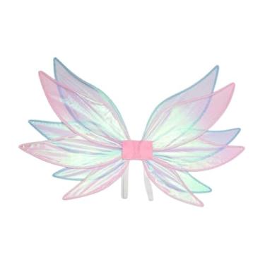 Imagem de Wzmzjy Asas de fada, asas de anjo para brincadeiras de faz de conta, lembrancinhas de festa, apresentação de palco