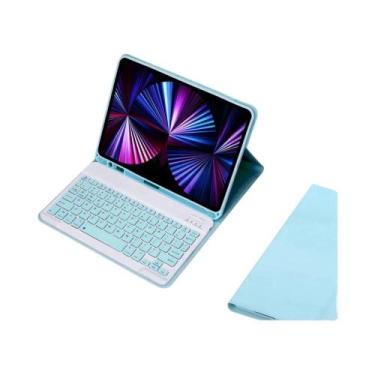 Imagem de Teclado Mágico Para iPad pro 11 12.9 Air 4 5 M2 pro 11 13 M4 Mini 6 7 