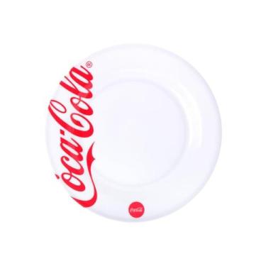 Imagem de Prato Plastico Coca-Cola Redend. Raso Br 25Cm - WESTERN