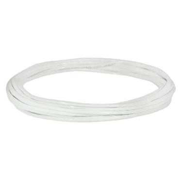 Imagem de Cabo de Rede 5 Metros 5m Branco CAT5e UTP Crimpado Testado LAN CFTV - 