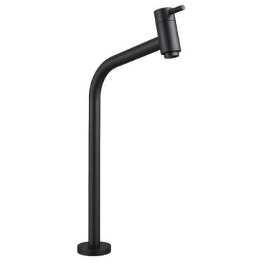 Imagem de Torneira para banheiro lavabo link bica alta preto black - GB