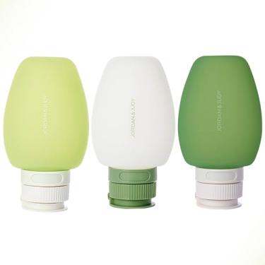 Imagem de INUSO Recipientes de viagem (16 g) - para limpador facial, hidratante, protetor solar, conjunto de cuidados com a pele com 3 cápsulas pequenas, recipiente para medicamentos de viagem, tubo de