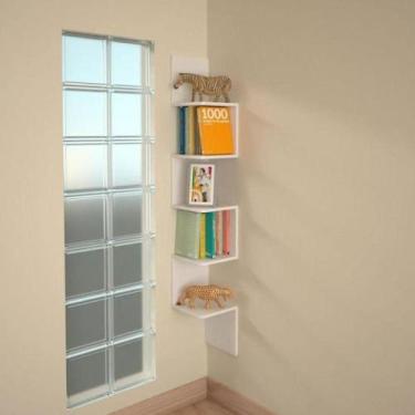 Imagem de Estante de Canto Multivisão Branco