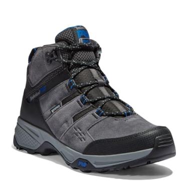 Imagem de Timberland PRO Bota masculina Switchback LT Industrial para caminhada, Cinza/azul, 10.5 Wide