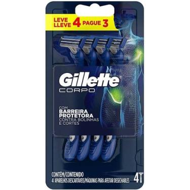 Imagem de Gillette Prestobarba Aparelho Para Depilação Corpo Com 4 Unidades - PR