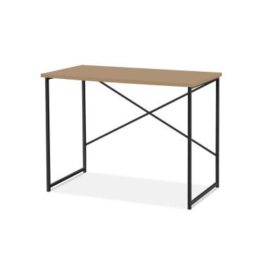 Imagem de Aparador Steel 90 cm Estilo Industrial com Pés em Aço Preto/Preto