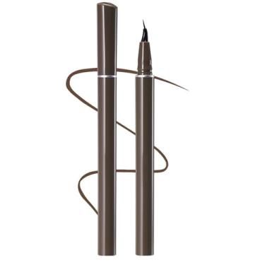 Imagem de Delineador líquido, delineador líquido ultrafino à prova d'água com fibras fortes e suaves, à prova de manchas, de longa duração, delineadores lisos com ponta ultrafina (#03 Medium Brown Upgrade)