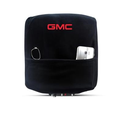 Imagem de Capa de apoio de braço de console premium para GMC Sierra & Yukon 2019-2024 (somente modelo de assento de buchete) – macia, lavável na máquina, protetor de tampa de console – fácil de instalar